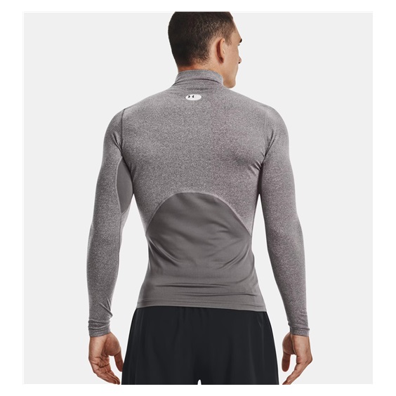 Under Armour ColdGear® Compression Mock Herren Winterkompressionsshirt, grau