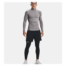 Under Armour ColdGear® Compression Mock Herren Winterkompressionsshirt, grau