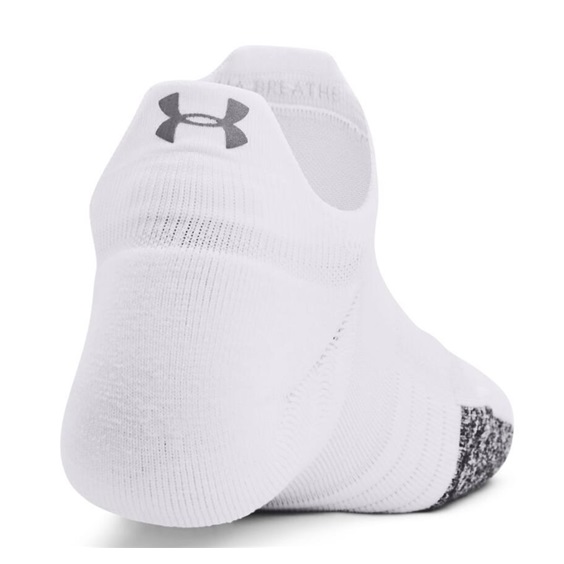 Under Armour Breathe 2 No Show Tab Damen Socken, weiss, 2 Paar
