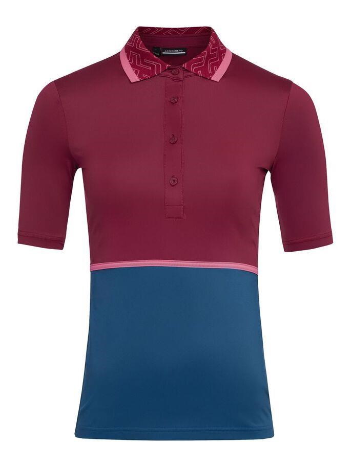 J.Lindeberg Odella Damen Poloshirt, anemone