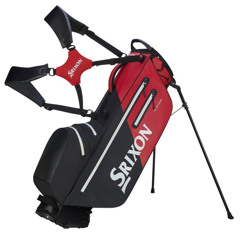 Srixon Waterproof Standbag, schwarz/rot