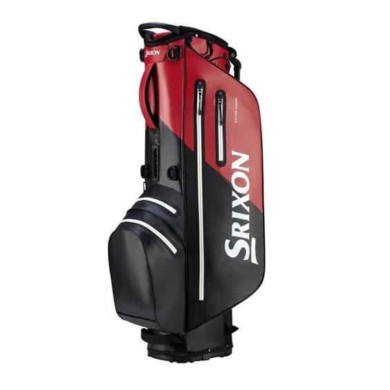 Srixon Waterproof Standbag, schwarz/rot