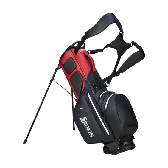 Srixon Waterproof Standbag, schwarz/rot