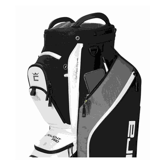 Cobra Ultralight Pro Cartbag, schwarz/weiss