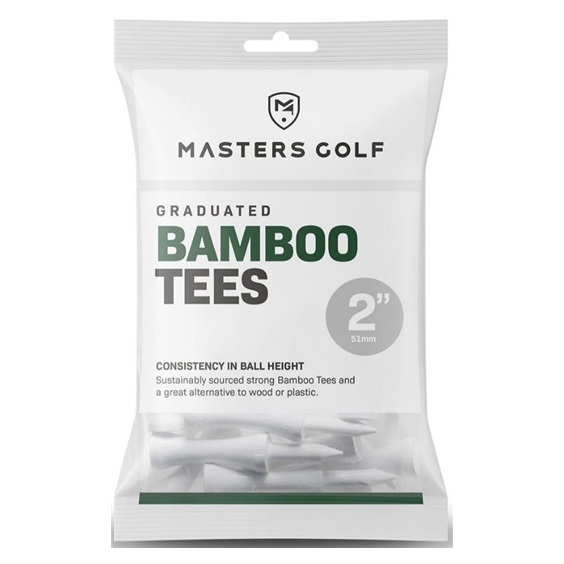 Masters Graduated Bamboo tee 51 mm, weiss, 20 Stk.