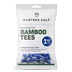 Masters Graduated Bamboo tee 38 mm, blau, 25 Stk.