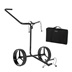 JuCad Carbon Shine 2-rädrig Manuell Golftrolley + Tragetasche