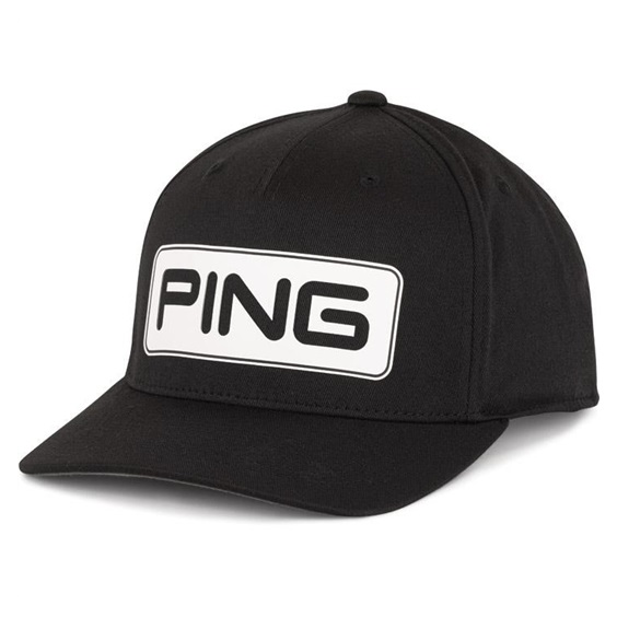 Ping Tour Classic Golf Cap, schwarz