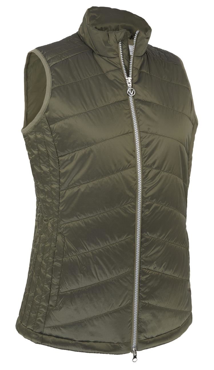 Callaway Primaloft Quilted Damen Weste, industrial green