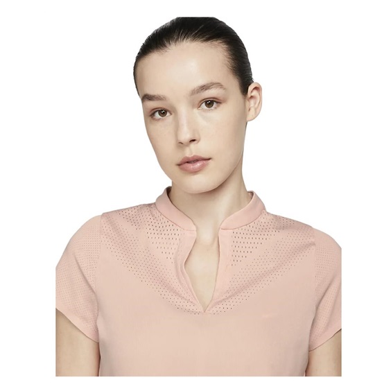 Nike Dri-FIT ADV Ace Damen Poloshirt, hellorange