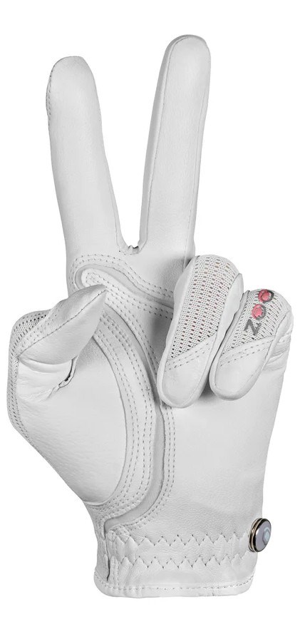 Zoom Sun Style Damen Golfhandschuh, weiss
