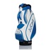 JuCad Pro Cartbag, weiss/blau