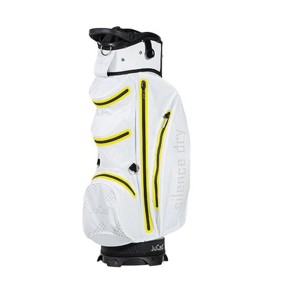 JuCad Silence Dry Cartbag, weiss/gelb