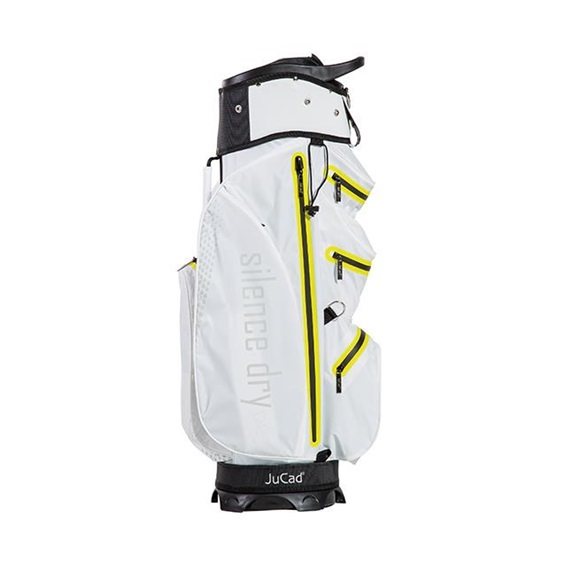 JuCad Silence Dry Cartbag, weiss/gelb