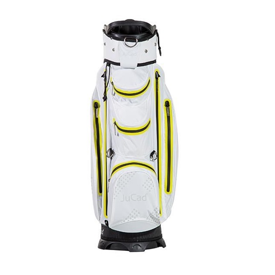 JuCad Silence Dry Cartbag, weiss/gelb