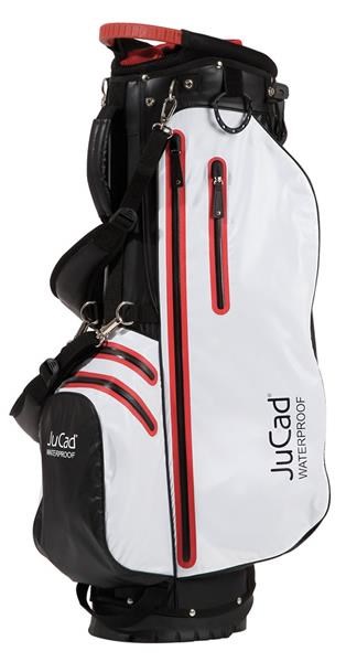 JuCad Bag 2in1 Waterproof, schwarz/weiss/rot