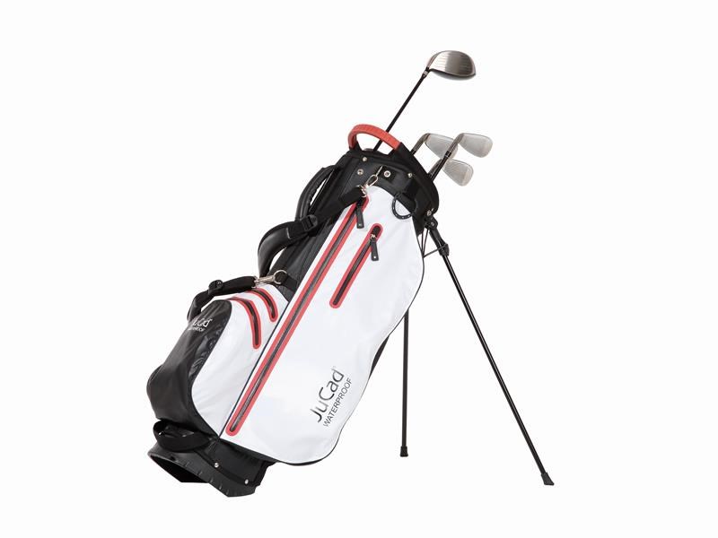JuCad Bag 2in1 Waterproof, schwarz/weiss/rot