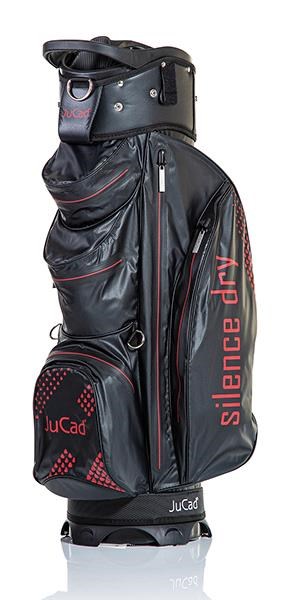 JuCad Silence Dry Cartbag, schwarz/rot