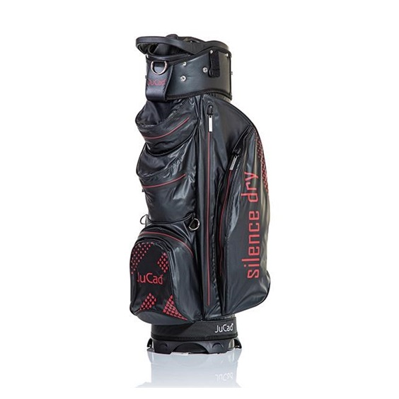 JuCad Silence Dry Cartbag, schwarz/rot