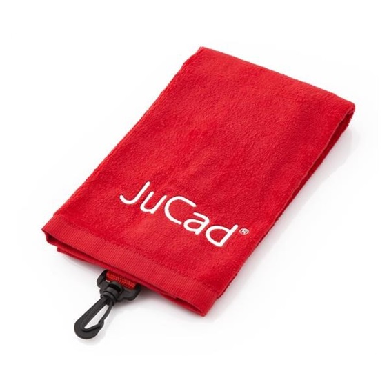 JuCad TriFold Golfhandtuch, rot