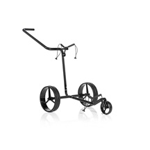 JuCad Carbon Shine 3-wheeled Manuell Golftrolley + Tragetasche