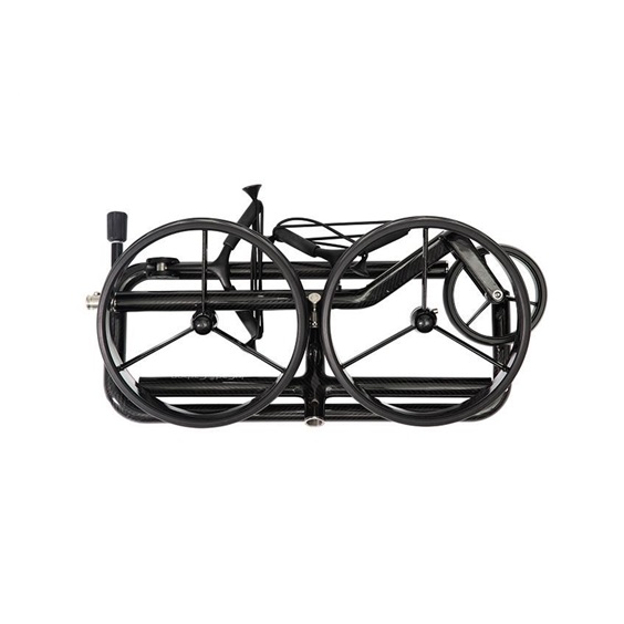 JuCad Carbon Shine 3-wheeled Manuell Golftrolley + Tragetasche
