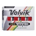 Volvik Vivid Golfbälle, rot