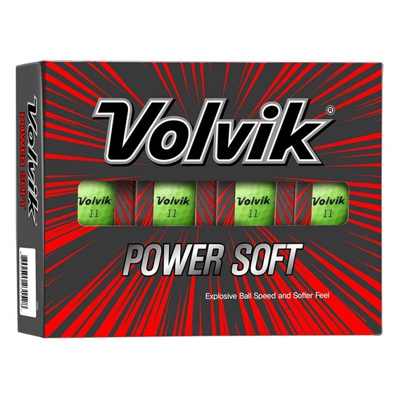 Volvik Power Soft Golfbälle, grün