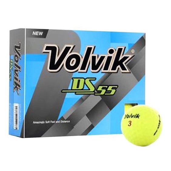 Volvik DS55 Golfbälle, gelb