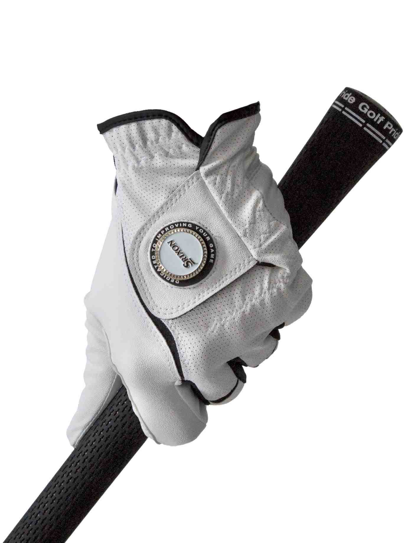 Srixon All Weather Ball Marker Kinder Golfhandschuh, weiß