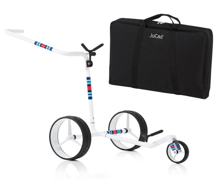 JuCad Carbon Racing Manuell Golftrolley + Tragetasche