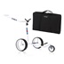 JuCad Carbon Racing Manuell Golftrolley + Tragetasche