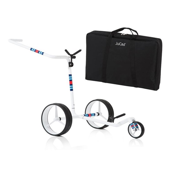 JuCad Carbon Racing Manuell Golftrolley + Tragetasche