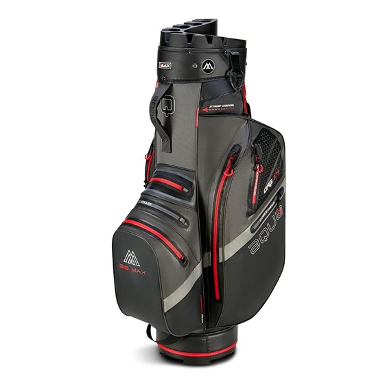 Big Max Aqua Silencio 4 Cartbag, grau/schwarz/rot