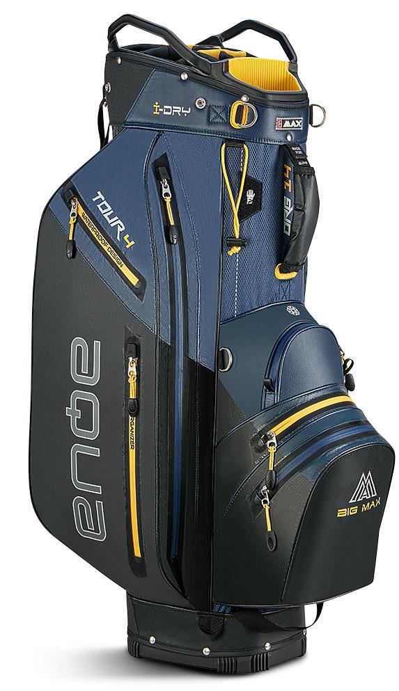 Big Max Aqua Tour 4 Cartbag, dunkelblau/schwarz/gelb
