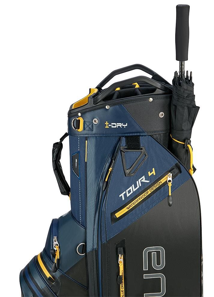 Big Max Aqua Tour 4 Cartbag, dunkelblau/schwarz/gelb