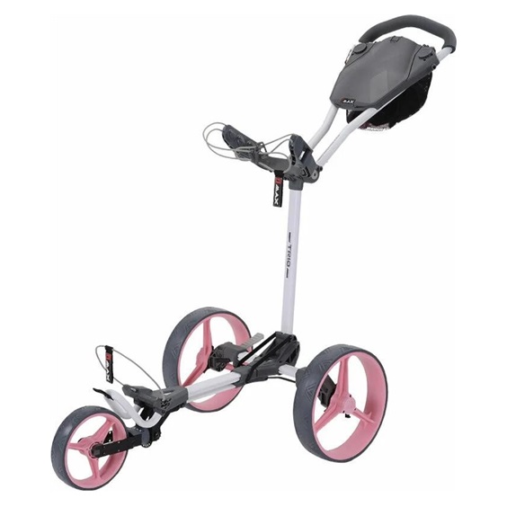 Big Max Blade Trio Golftrolley, weiss/rosa