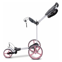 Big Max Blade Trio Golftrolley, weiss/rosa