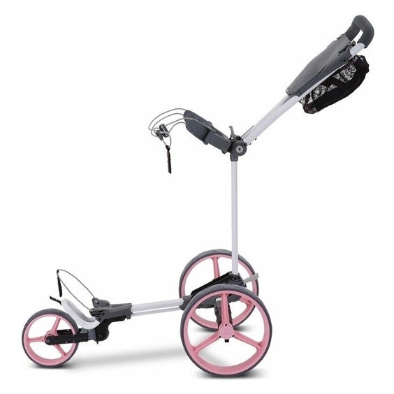 Big Max Blade Trio Golftrolley, weiss/rosa