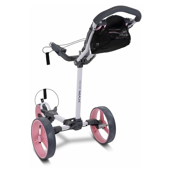 Big Max Blade Trio Golftrolley, weiss/rosa