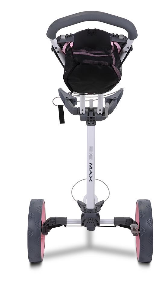 Big Max Blade Trio Golftrolley, weiss/rosa