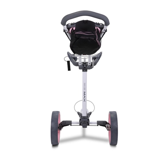 Big Max Blade Trio Golftrolley, weiss/rosa