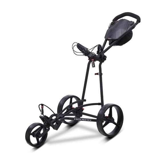 Big Max Autofold X2 Golftrolley, schwarz