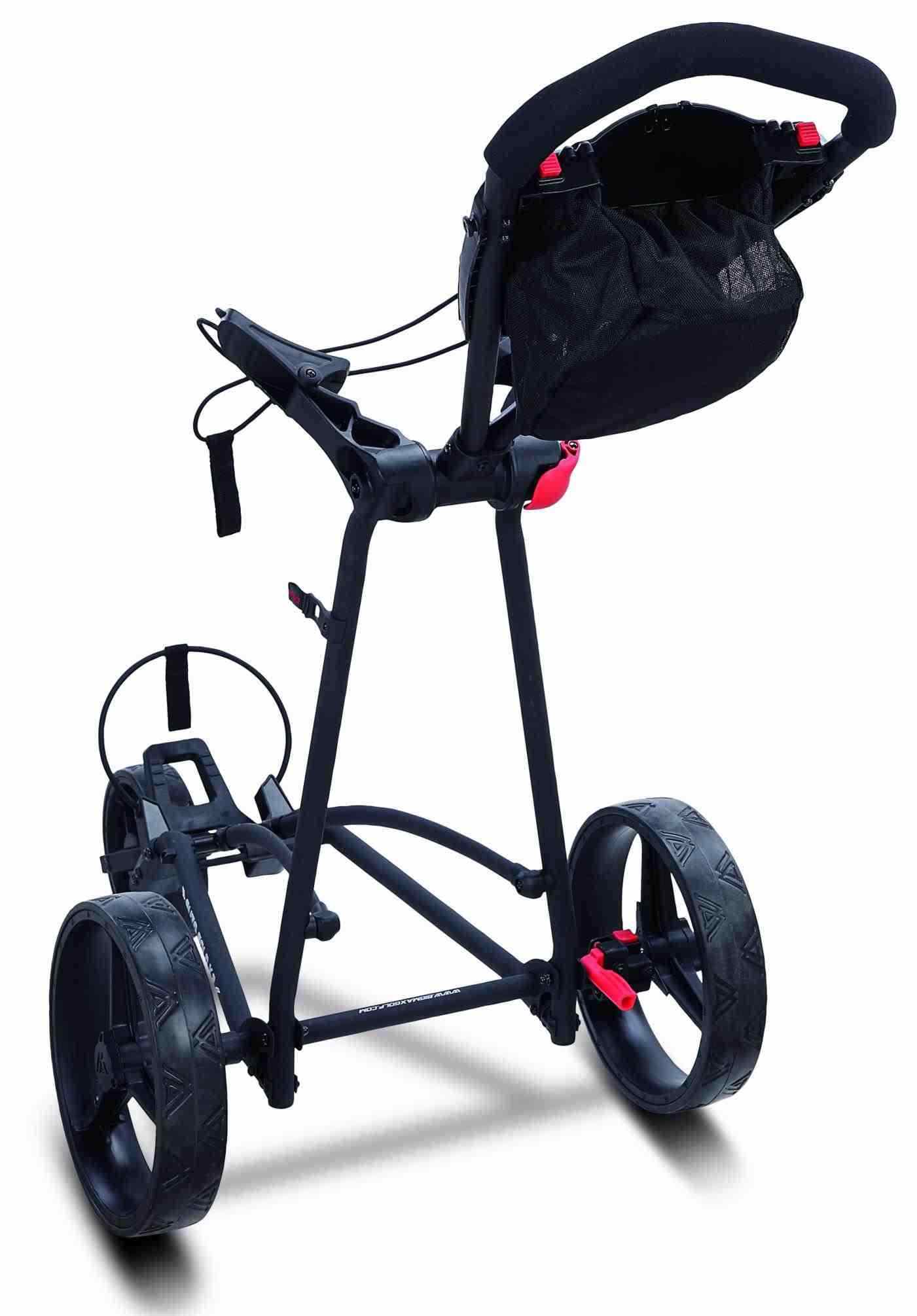 Big Max Autofold X2 Golftrolley, schwarz