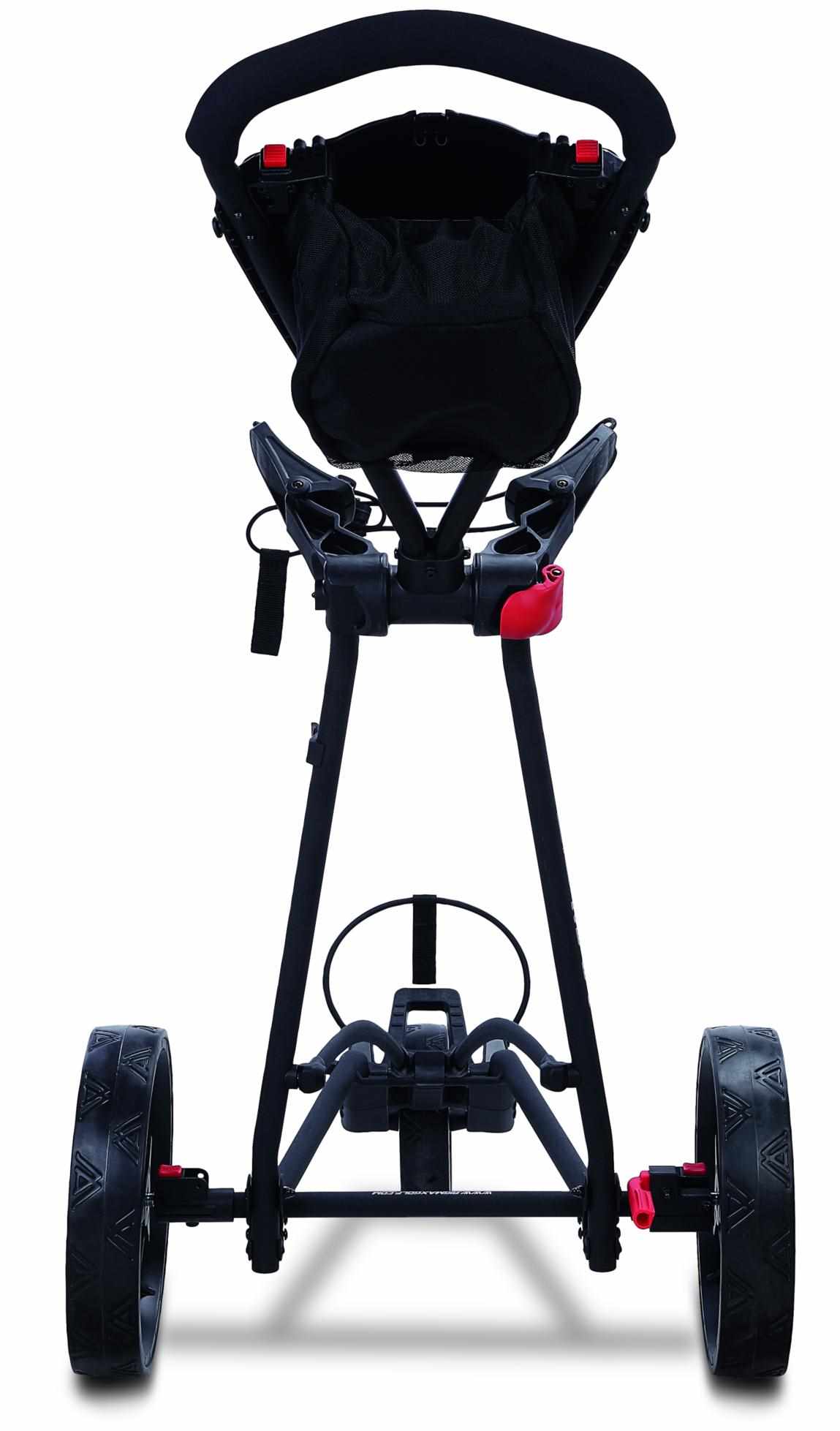 Big Max Autofold X2 Golftrolley, schwarz
