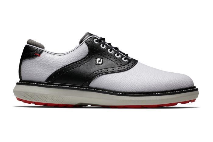 FootJoy Traditions Herren Golfschuhe, weiss/schwarz