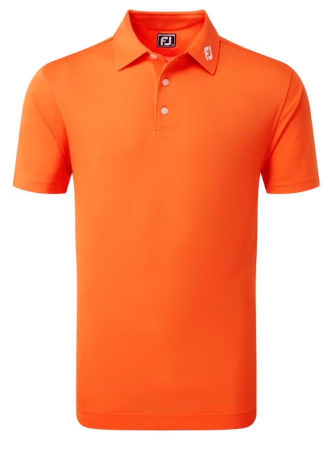 FootJoy Stretch Pique Solid Herren Poloshirt, Orange