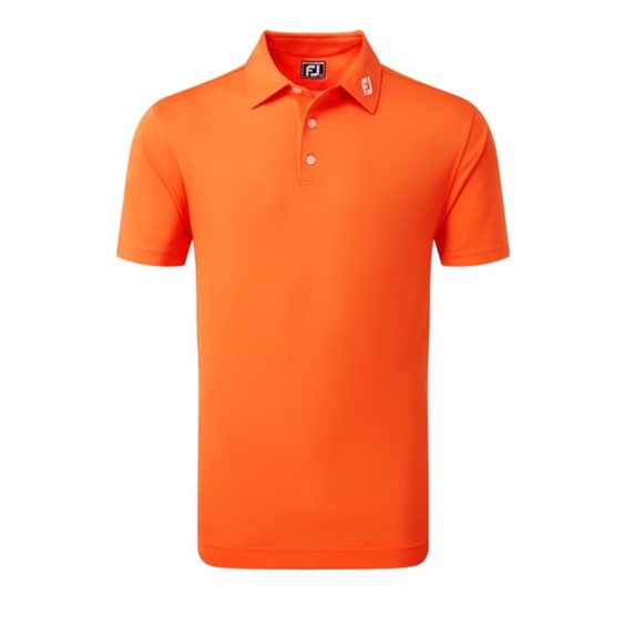 FootJoy Stretch Pique Solid Herren Poloshirt, Orange