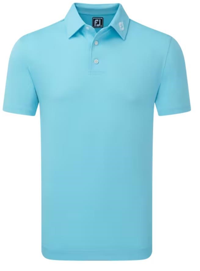 FootJoy Stretch Pique Solid Herren Poloshirt, blau