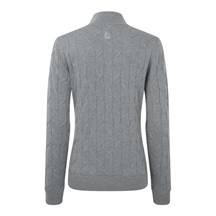 FootJoy Full-Zip Lined Damen Pullover, grau